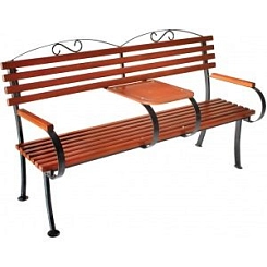 Скамейка Романтика со столиком 1,6м