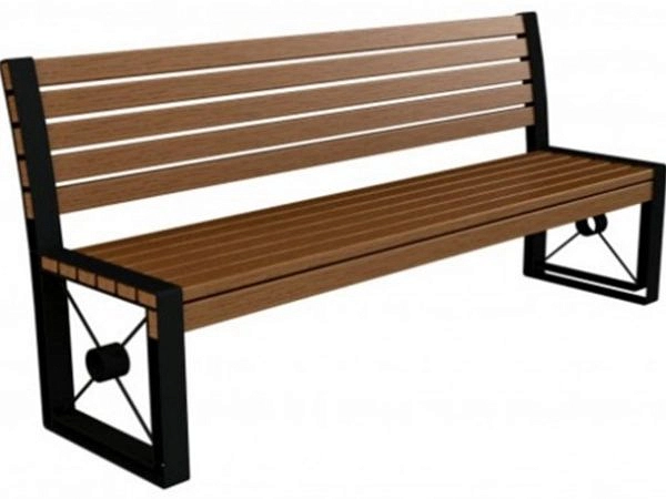 Скамья Эльвира со спинкой (З)