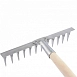 Грабли 12 зуб витые клепанные с/ч
