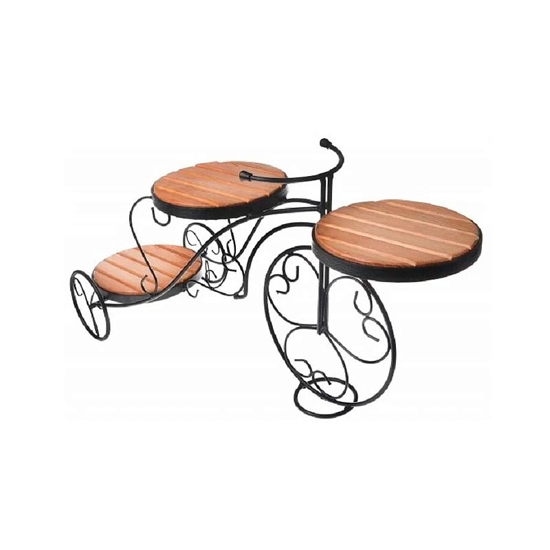 Подставка напольная на 3 цветка 59-443 (Айронкр)