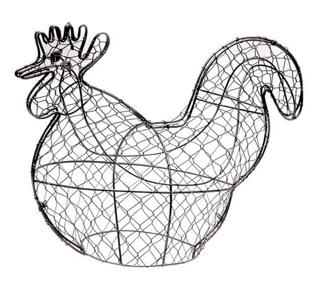 Форма-топиарий из проволоки Курица DF 018
