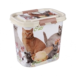 Контейнер Cats/Doq  АЛЬТЕРНАТИВА цветной с замком 10л  Контейнер Cats/Doq  АЛЬТЕРНАТИВА цветной с замком 10л