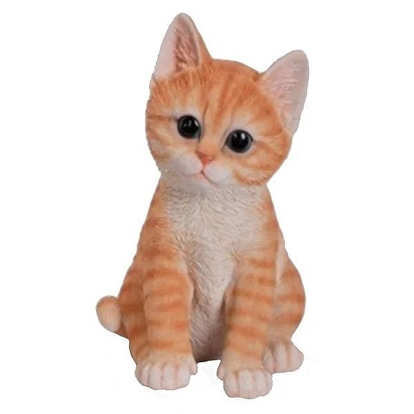 Фигура садовая Котенок рыжик 