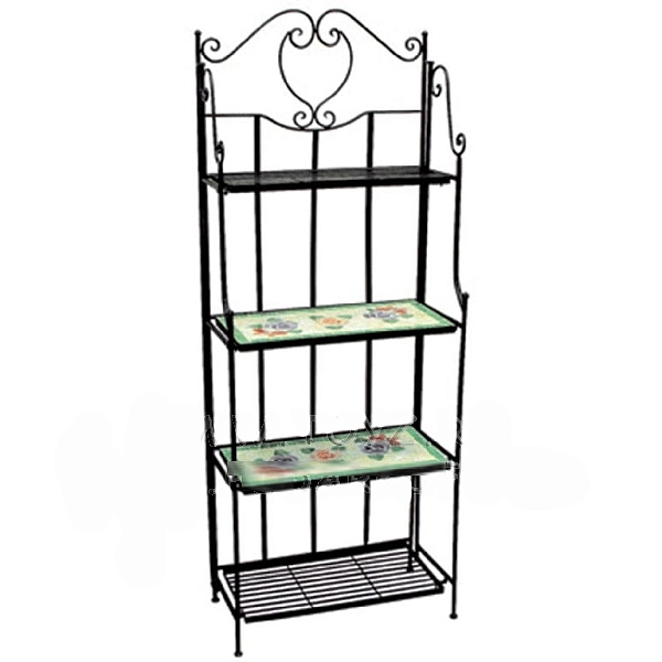 Этажерка Набор из 3-х с элем из керамики сине/белый AC 97