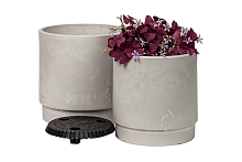 Горшок для растений Белый камень 