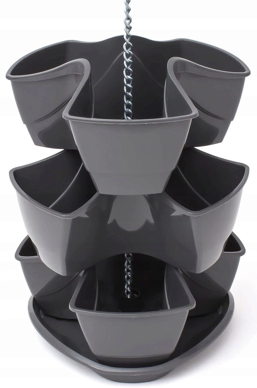 Кашпо каскад подвесной 3-х ярус на 9 растений