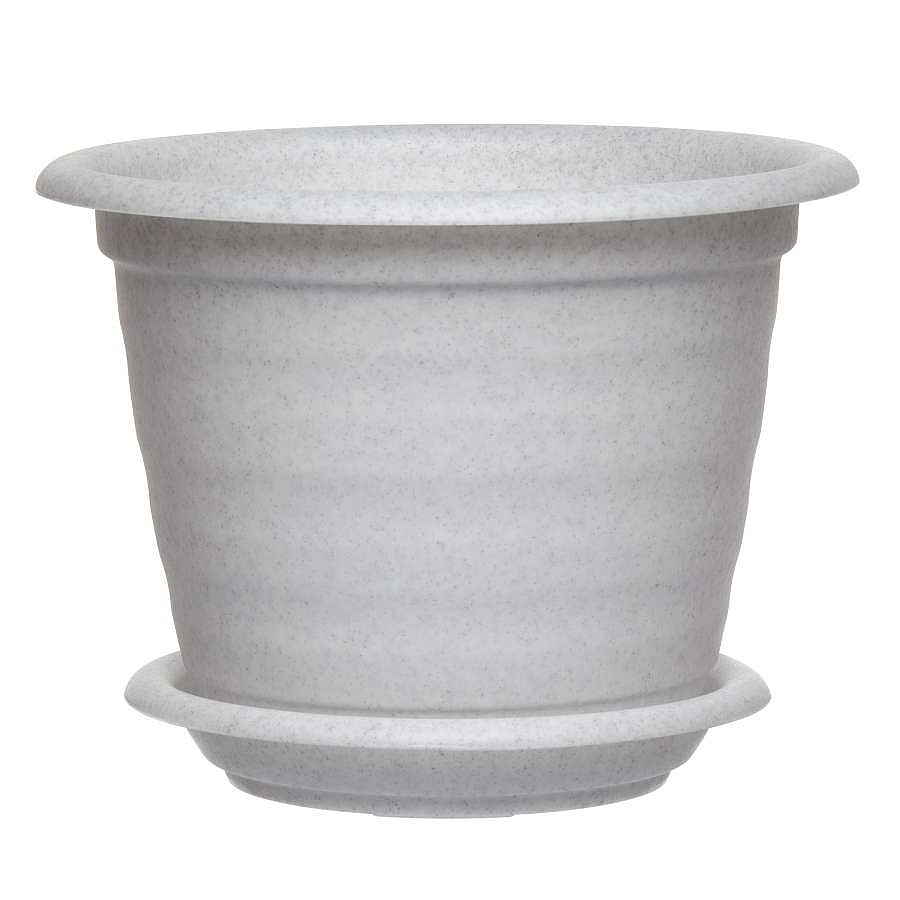 Кашпо Ламела д-330 12л (мраморный)