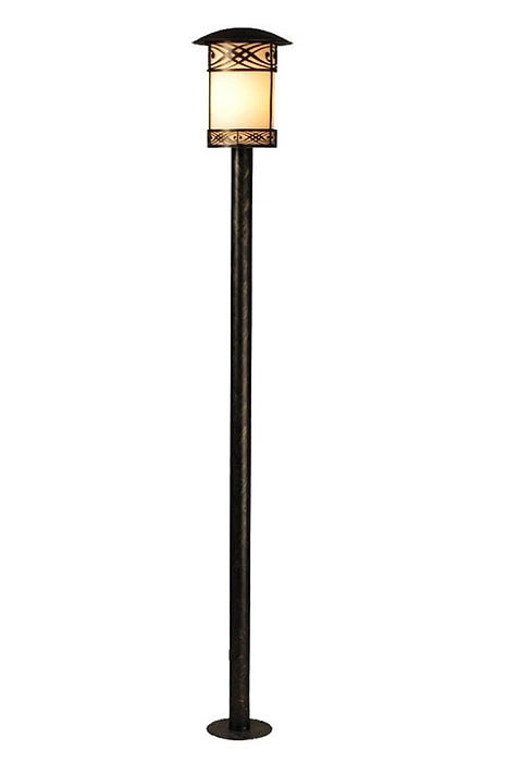 Светильник Sicilia столб 1,5м 120-41/bg-02 1*60W черный/золото