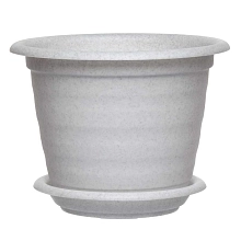 Кашпо Ламела д-330 12л (мраморный)