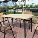 Стол патио эконом 1,7*1,3 м