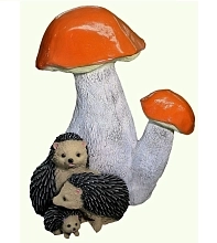 Фигура садовая Грибы подосиновики с ежами 
