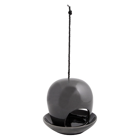 Кормушка для птиц из керамики черная FB 191 Z