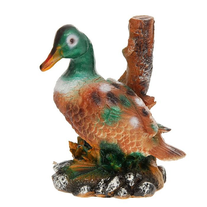 Фигура садовая Утка в траве F01322 (Айронкр)