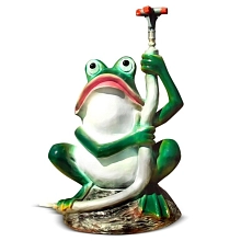 Фигура садовая Поливалка Лягушка (ламинат) F07162 (Айронкр)