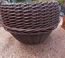 Кашпо 12л 12-ВЕНГЕ (Ротанг Л) 
