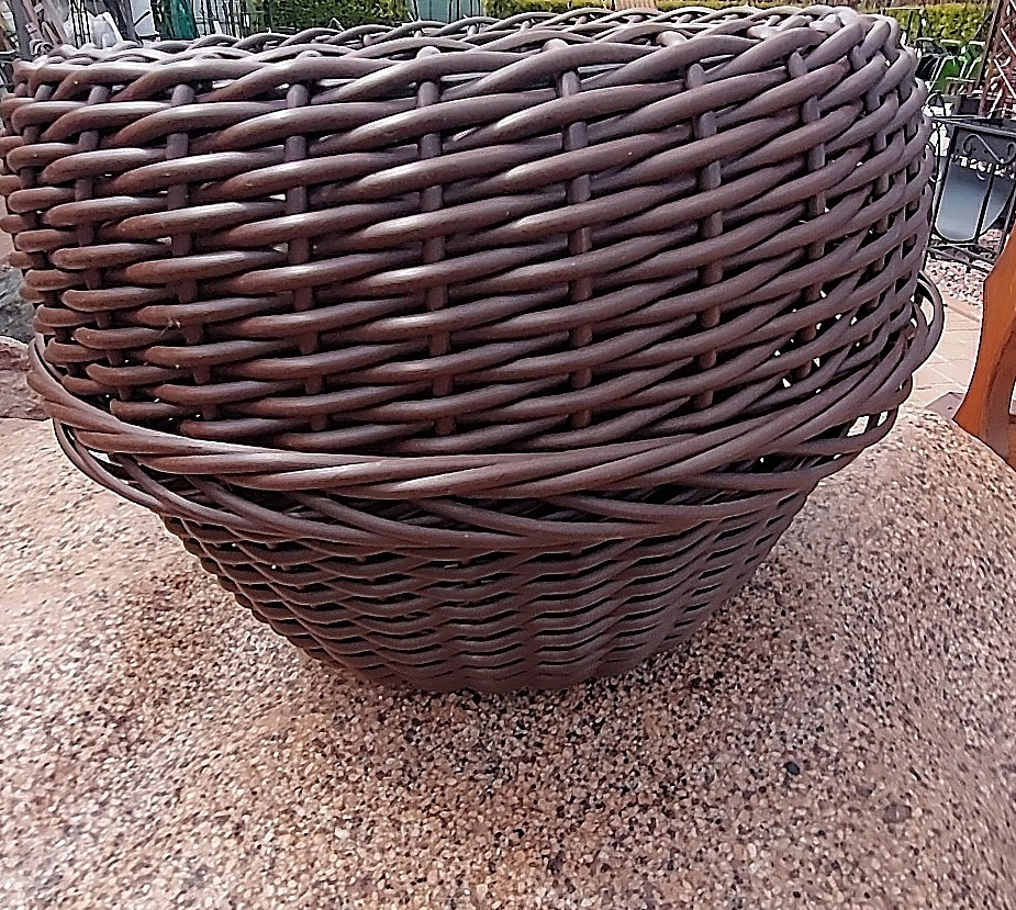 Кашпо 12л 12-ВЕНГЕ (Ротанг Л) 