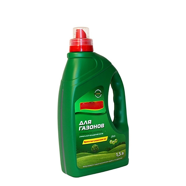 Удобрение газонное Bona Forte ЖКУ 1,5л