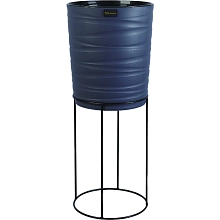 Кашпо Модерн Медиум Антрацит 15л на подставке