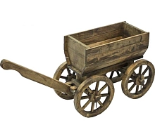 Цветочница Телега мини ЭКОНОМ