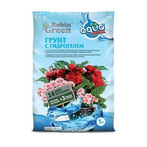 Грунт универсальный Робин Грин с гидрогелем 2,5 л