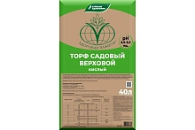 Торф садовый верховой (Кислый) 50л