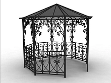 Беседка шестигранная