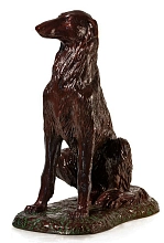 Фигура садовая Борзая сидит US07695 (Айронкр)