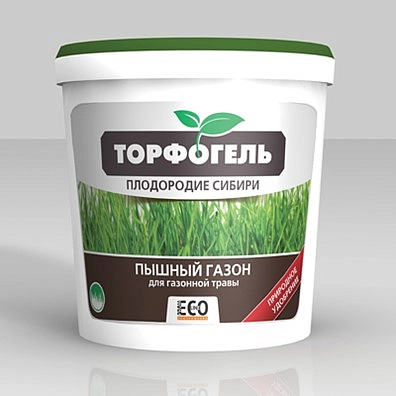 Удобрение газонное Торфогель Плодородие Сибири Пышный газон 1кг