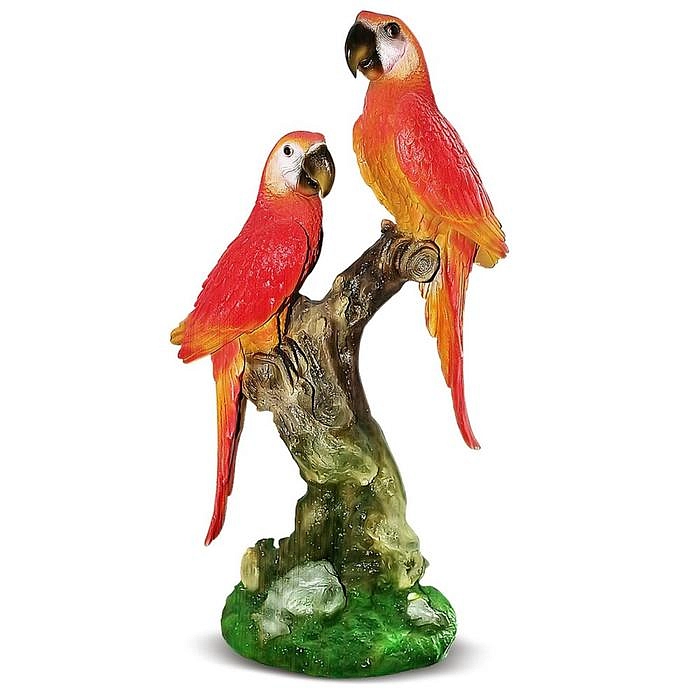 Фигура садовая Попугаи средние F01306 (Айронкр)