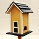 Кормушка-домик на шесте