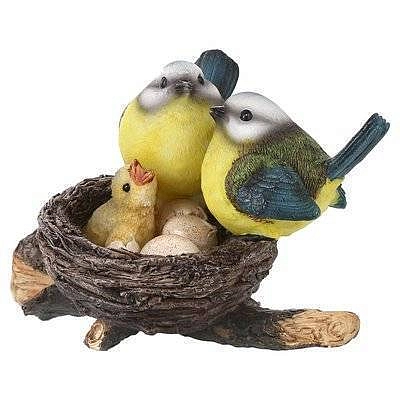 Фигура садовая Гнездо с птичками НА07377V