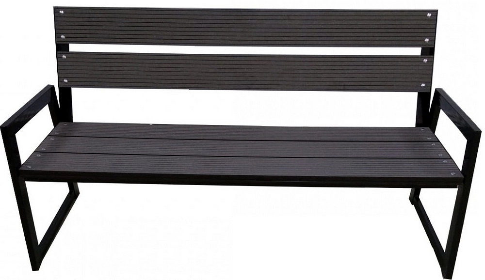 Лавочка ХАЙ-ТЕК с подлокотниками 1,5м 