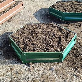 Клумба 230 RAL6005  D100 / D 140/ D60 *0,5 мм (зеленый)