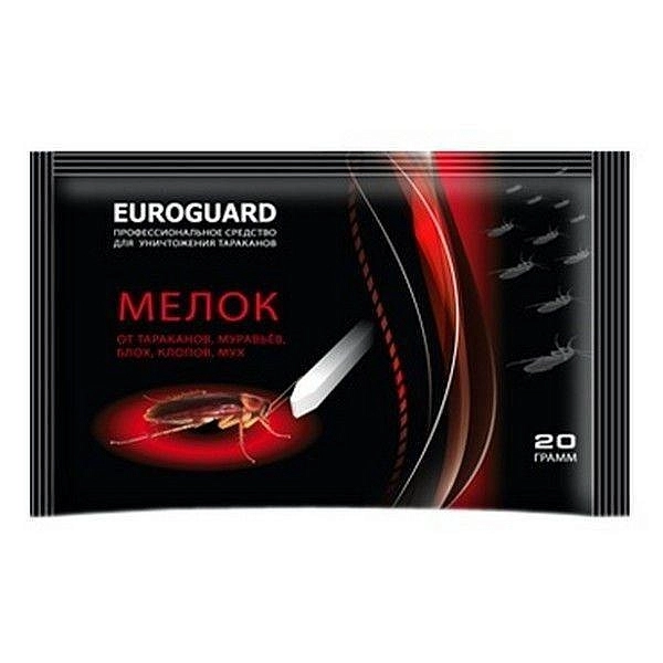 Инсектицид Euroguard мелок от бытовых насекомых 20 г.