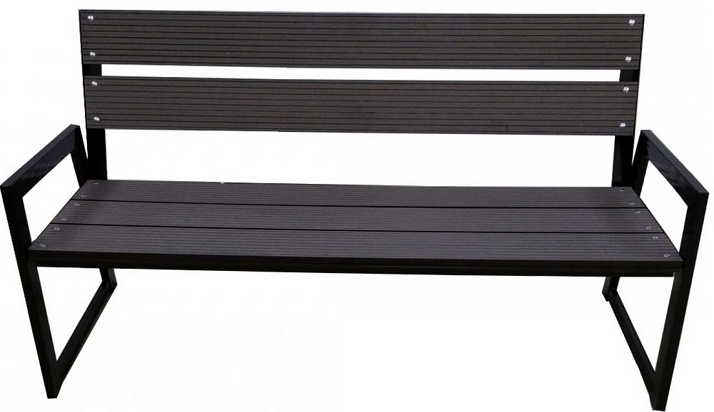 Лавочка ХАЙ-ТЕК с подлокотниками 1,5м 