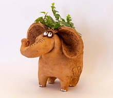 Шамот Кашпо Слон