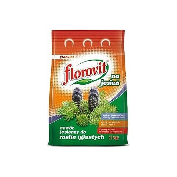 Удобрение хвойное Флоровит гранулир Осеннее 1кг