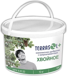 Удобрение хвойное минеральное сухое Terrasol тукосмесь с микроэлементами 10кг