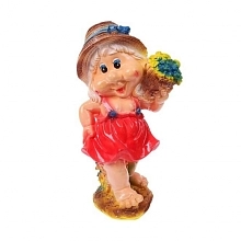 Фигура садовая Гном девочка Р130415