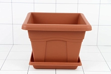 Горшок Квадро с поддоном 5,1л/15 л