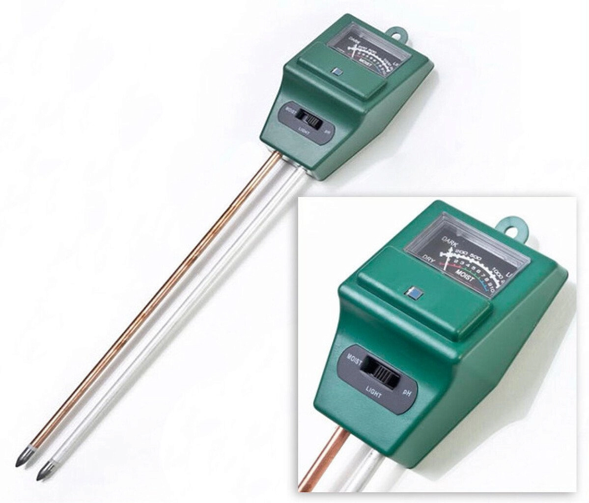 Измеритель кислотности pH почвы электронный 3 в 1