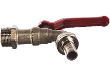 Кран шаровый 3/4, шланг 1/2 84082