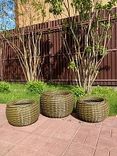 Кашпо 12л 12-ОЛ./ Х (Ротанг Л) 