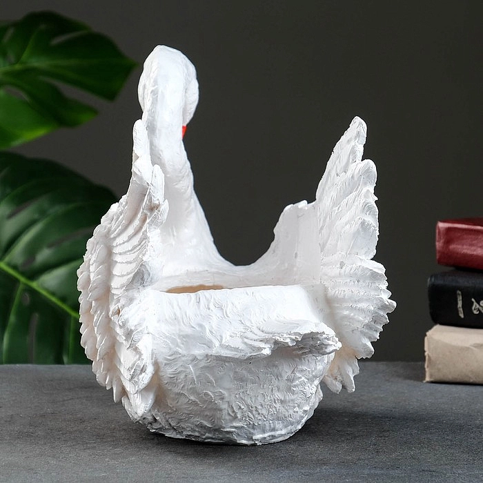 Кашпо Лебедь большой Н-20см