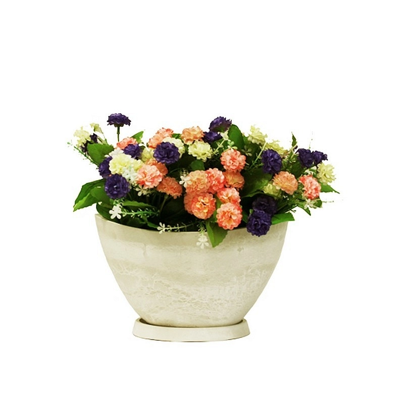 Горшок для растений Светло-бежевый комплект 