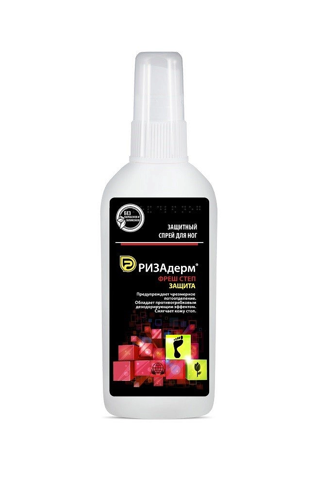 Лосьон защитный для ног 100мл РизаДерм Фреш Степ