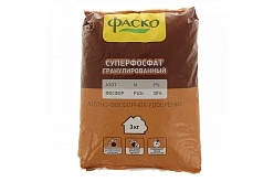 Удобрение Суперфосфат ФАСКО Р-30% 3кг
