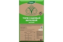 Торф садовый верховой (Кислый) 50л