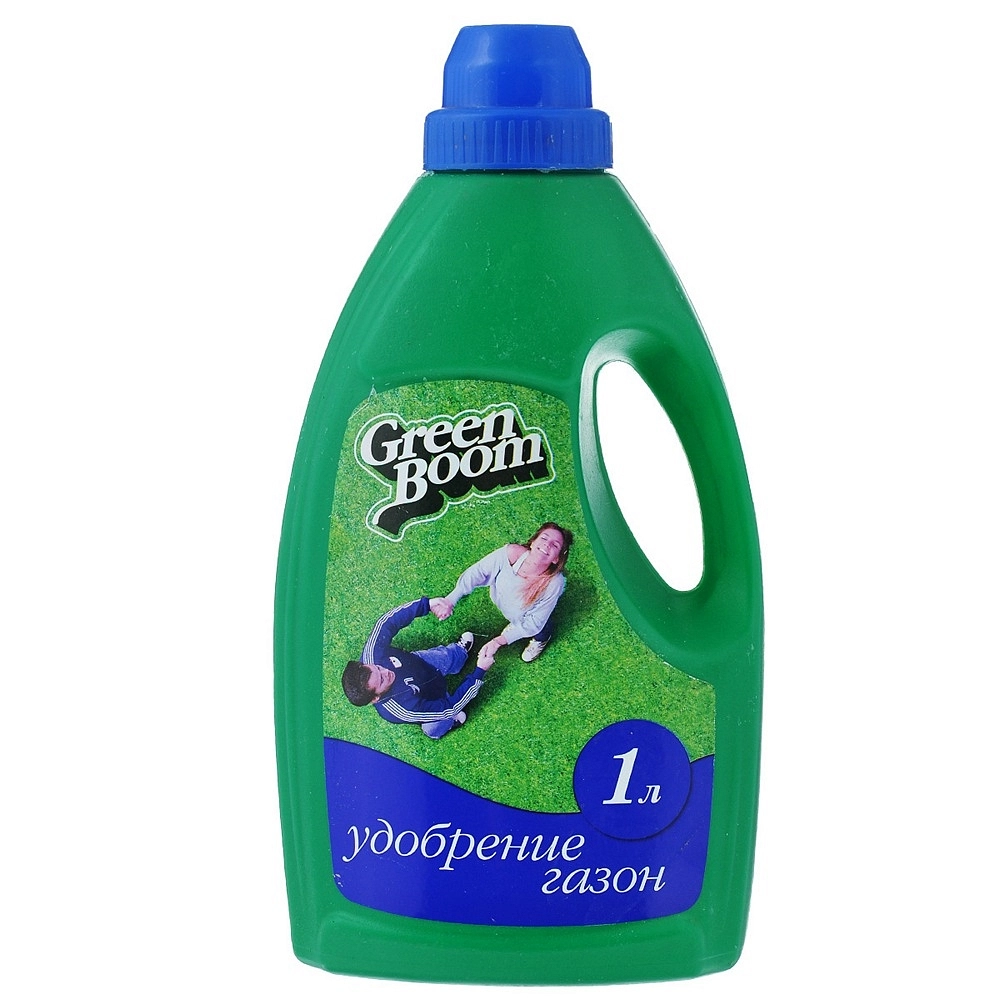 Удобрение газонное минеральное жидкое Green Boom Газон 1л