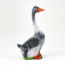 Фигура садовая Гусь с длинной шеей 